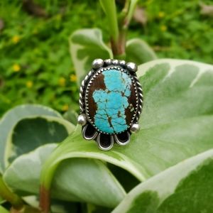 Handmade Campitos Turquoise Adjustable Ring